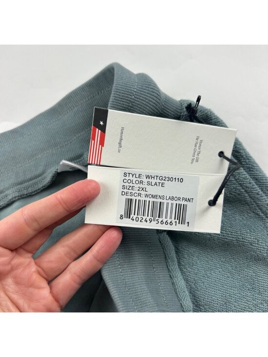 EXTRA LONG Honor the Gift Slate Textured Knit Relaxed Fit Labor Pant XXL New - Picture 6 of 9